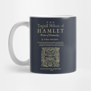 Shakespeare, Hamlet. Dark clothes version. Mug